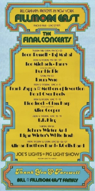 05+06/06/1971Fillmore East, New York, NY [1] (wrong dates)
